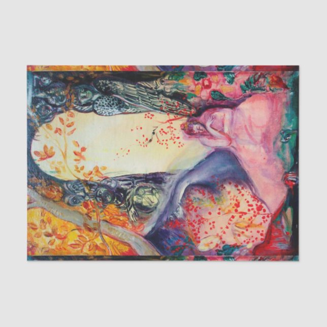 Papel De Seda OURO SONHO / Yoga Meditação Zen Garden (Frente )