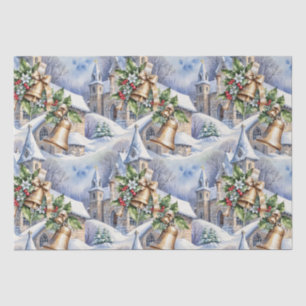 Papel De Seda Ouros do dia de Natal