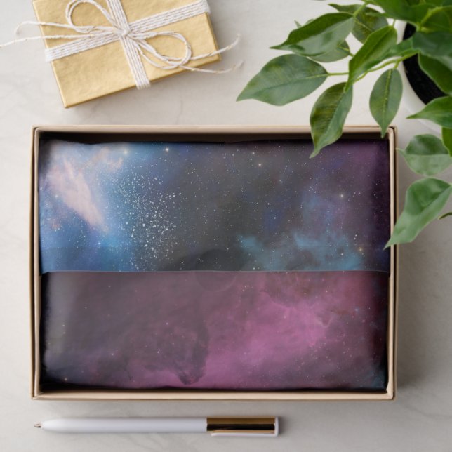 Papel De Seda Outer Space Stars Universe Galaxy Eternity Spirit (Presente)