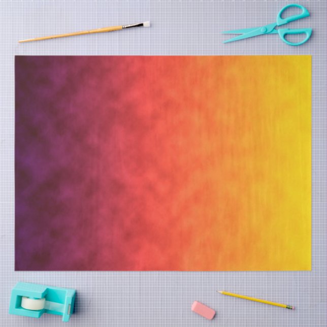 Papel De Seda Outono de Brasa Dourada (Arte )