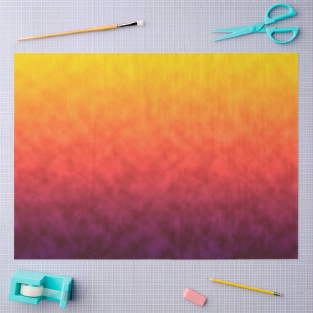 Papel De Seda Outono de Brasa Dourada (Arte )