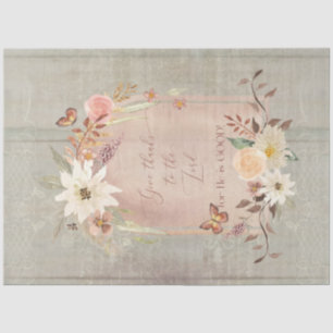 Papel De Seda outono Floral de outono de outono Dar Decoupage de