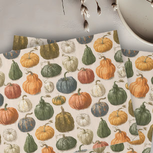 Papel De Seda Outono Halloween Abóbora Vintage