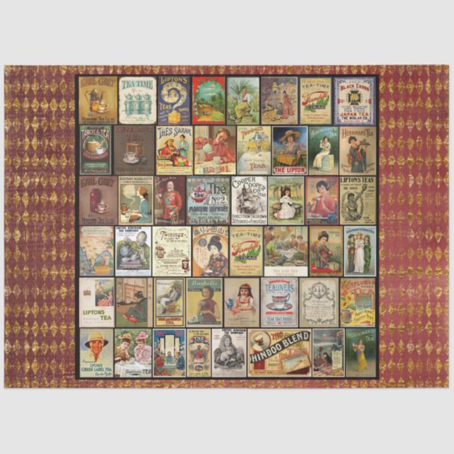 Papel De Seda Outra Alice no País das Maravilhas Design 32 (Frente )