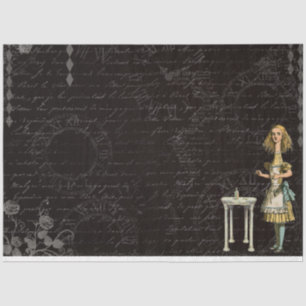 Papel De Seda Outra Alice no País das Maravilhas Design 43