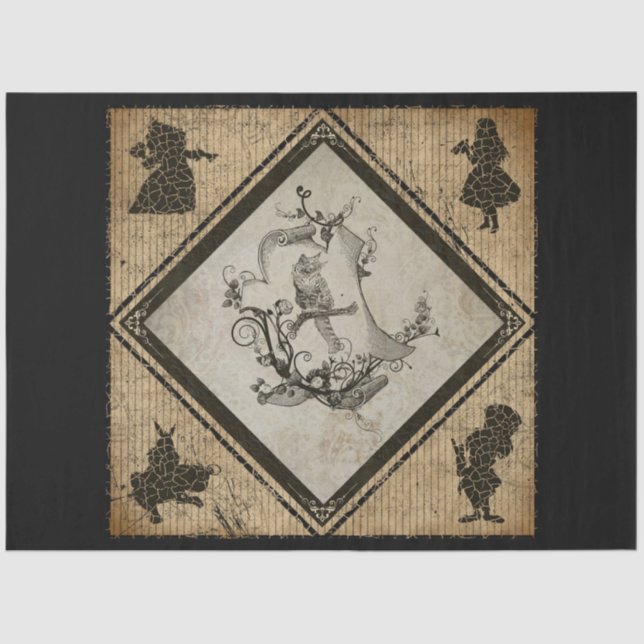 Papel De Seda Outra Alice no País das Maravilhas Design 72 (Frente )