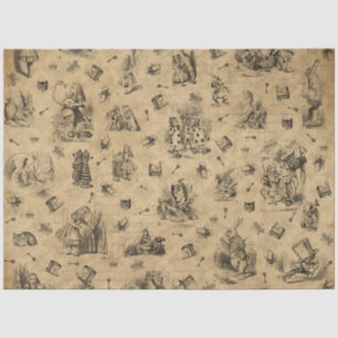 Papel De Seda Outra Alice no País das Maravilhas Design 8