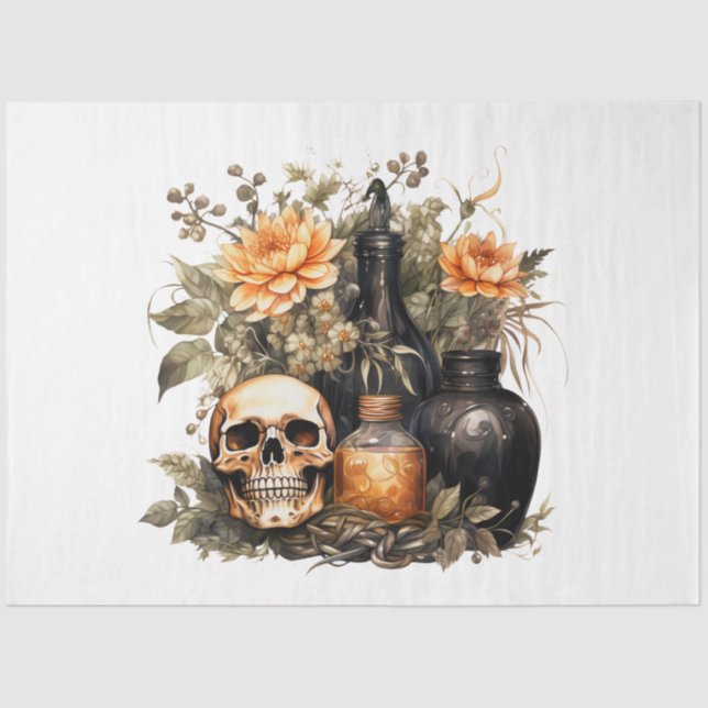 Papel De Seda Outro Design 11 da série Halloween (Frente )