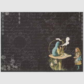 Papel De Seda Outro Design da Série Alice no País das Maravilhas