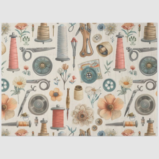 Papel De Seda Outro Design da Série Diário de Lixo de Costura nº (Frente )