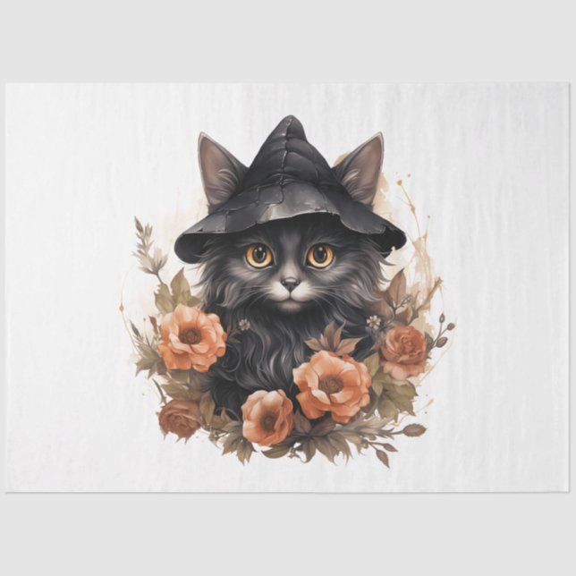 Papel De Seda Outro Design da série Halloween 10 (Frente )