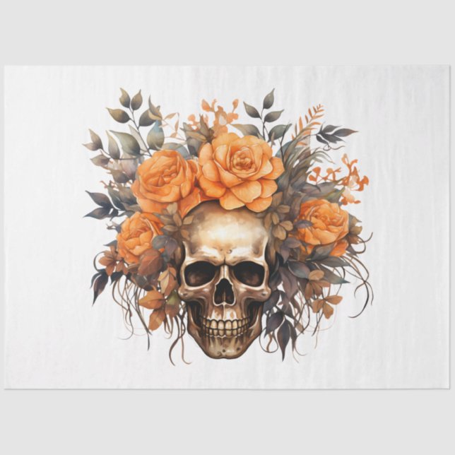 Papel De Seda Outro Design da série Halloween 12 (Frente )