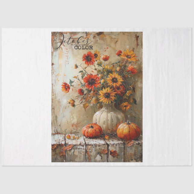 Papel De Seda Outubro (Frente )