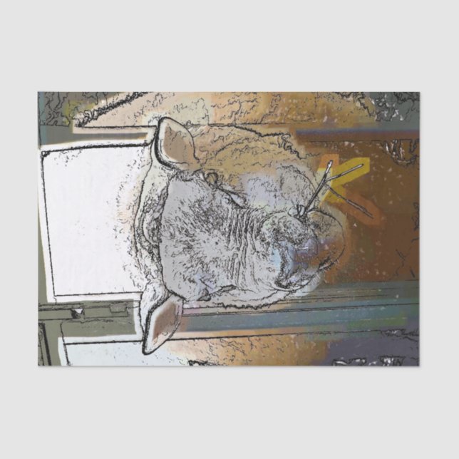 PAPEL DE SEDA OVINO (Frente )