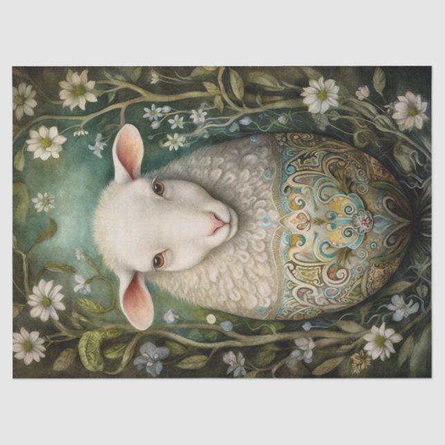 Papel De Seda Ovo de Páscoa (Frente )