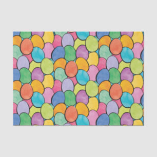 Papel De Seda Ovos da páscoa coloridos