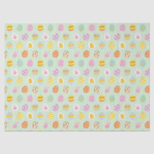Papel De Seda Ovos de Páscoa de Pastel e Primavera de Bunnies