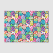 Ovos de Páscoa Padrões Coloridos