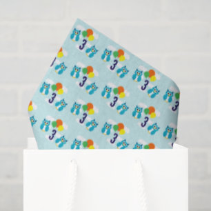 Papel De Seda Owl Birthday
