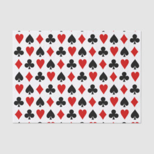 Papel De Seda Pá original do coração do clube do diamante dos