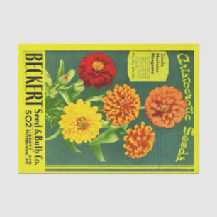 Papel De Seda Pacote de Semente Floral de Decoupage Vintage Insp