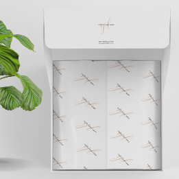 Papel De Seda Pacote empresarial personalizado de logotipo da em