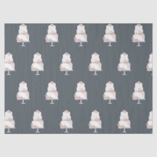 Papel De Seda padaria elegante de três camadas