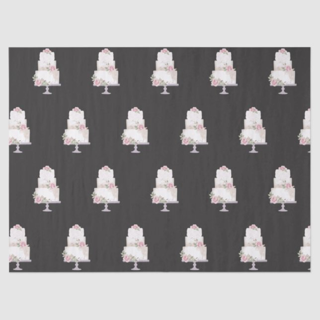 Papel De Seda padaria elegante de três camadas (Frente )