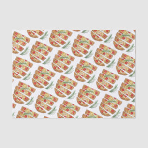 Papel De Seda Padaria Italiana Focaccia Olive Oil Tomates