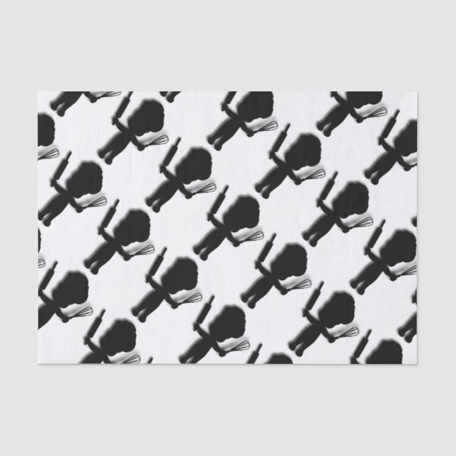 Papel De Seda Padeiro Branco Fofo (Frente )