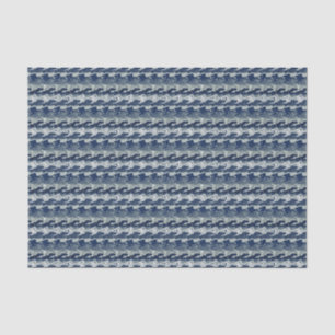 Papel De Seda Padrão Abstrato Azul Naval