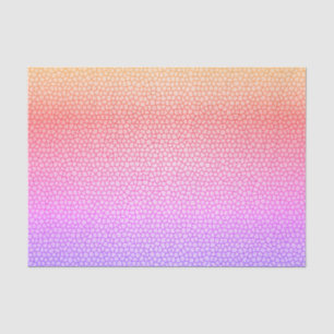 Papel De Seda Padrão Abstrato de mosaico amarelo-alaranjado azul
