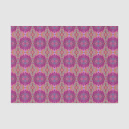 Papel De Seda Padrão abstrato Magenta Rosa, Azul e Vermelho do G