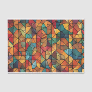 Papel De Seda Padrão abstrato Mosaico