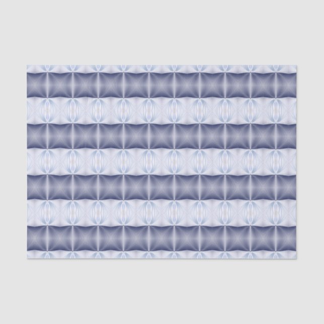 Papel De Seda Padrão Azul (Frente )