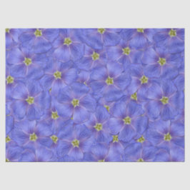 Papel De Seda Padrão Azul de Linho Invisível