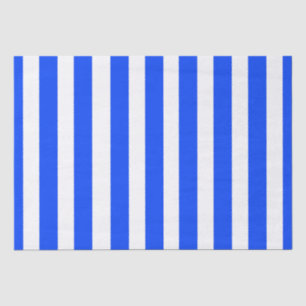 Papel De Seda Padrão Azul e Branco do Sailor de Faixa Vertical