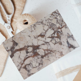 Papel De Seda Padrão Branco da Pedra Marble