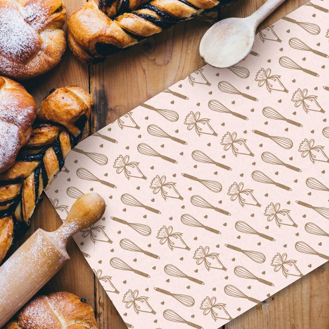 Papel De Seda Padrão branco e Dourado de uísque de cozedura e ba (Criador carregado)