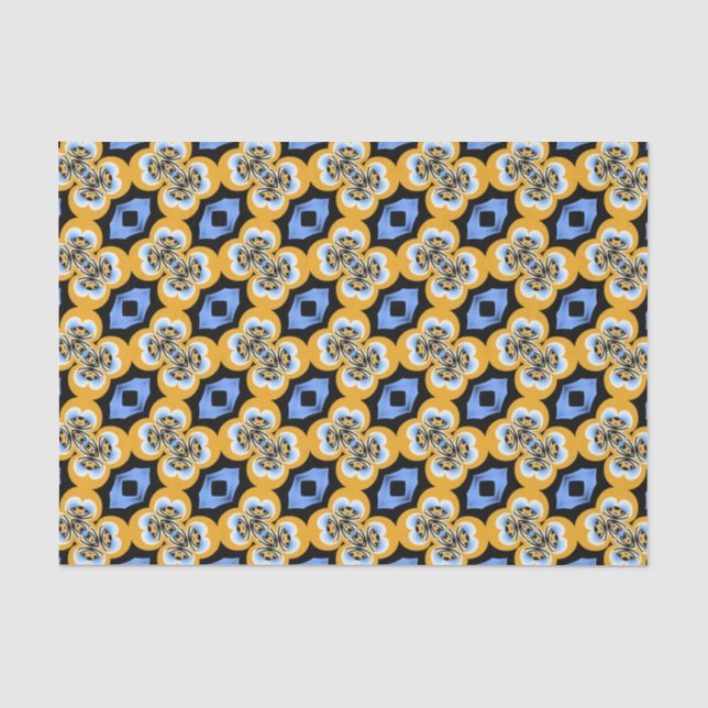 Papel De Seda Padrão brilhante (Frente )