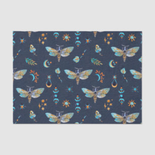 Papel De Seda Padrão Celestial da Borboleta