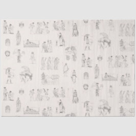 Papel De Seda Padrão clássico de história da Grécia na Grécia an