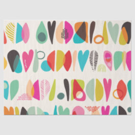 Papel De Seda Padrão colorido brilhante