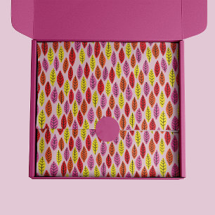 Papel De Seda Padrão colorido cor-de-rosa brilhante Folha