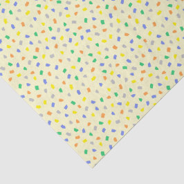 Papel De Seda Padrão Colorido de Confetes de Terrazzo da Costa A