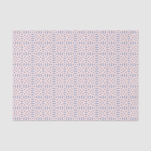 Papel De Seda padrão contínuo de formas circulares (Frente )