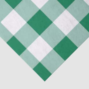 Papel De Seda Padrão contínuo de xadrez verde clássico