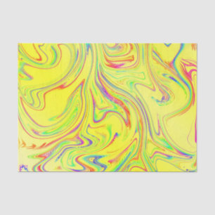 Papel De Seda padrão curvo moderno com fractal diferente