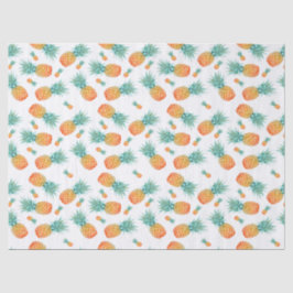 Papel De Seda Padrão de abacaxi do ouro | Fruta tropical