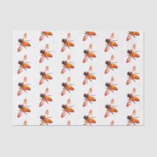 Papel De Seda Padrão de abelha de mel de corte